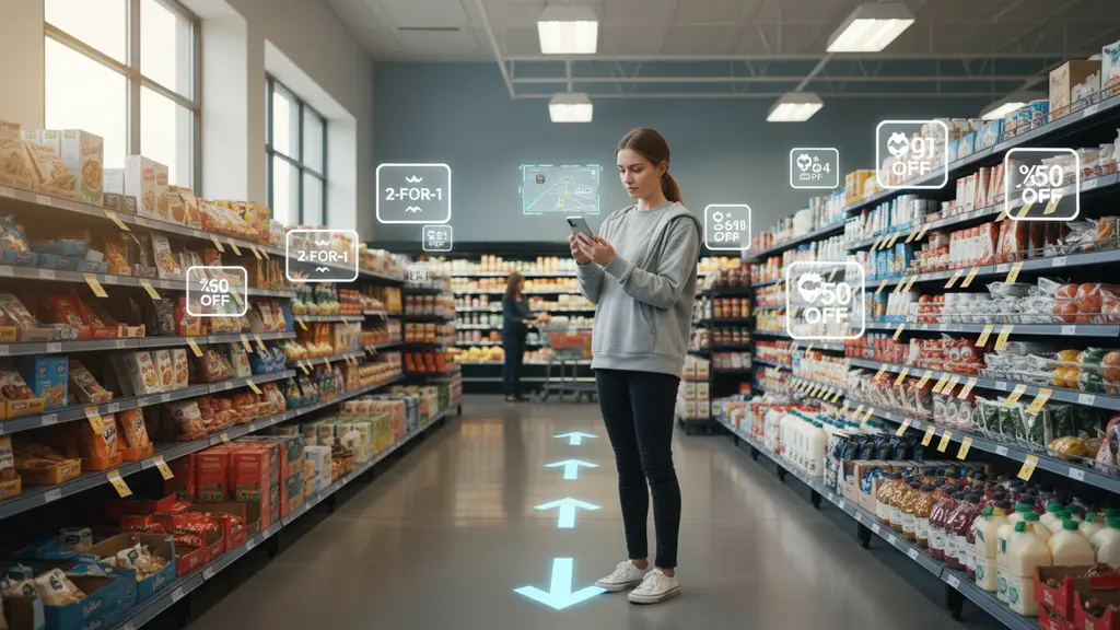 In-Store Navigation & Personalized Offers: Grocery and Big Box Retail