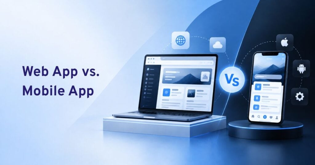 web app vs. mobile app
